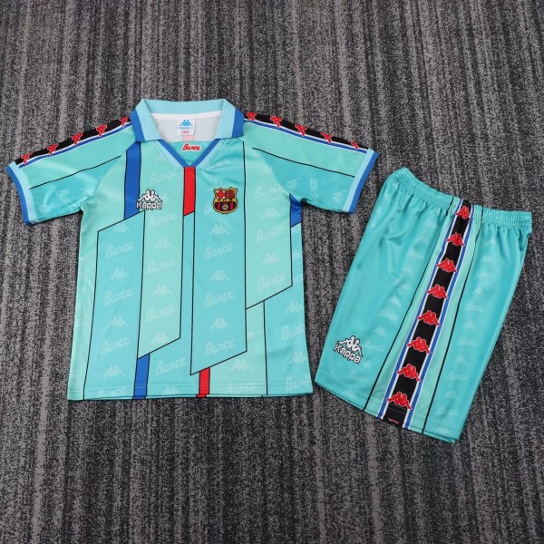 Kids Barcelona 1995/1997 Away Retro Kit