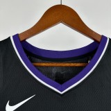 Men's 2024 Zach LaVine Away Black Team Jersey