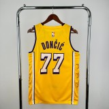 Men's Luka Dončić Yellow Team Jersey