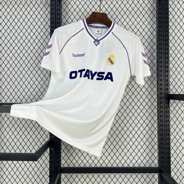 Real Madrid 1990/1991 Home Retro Jersey