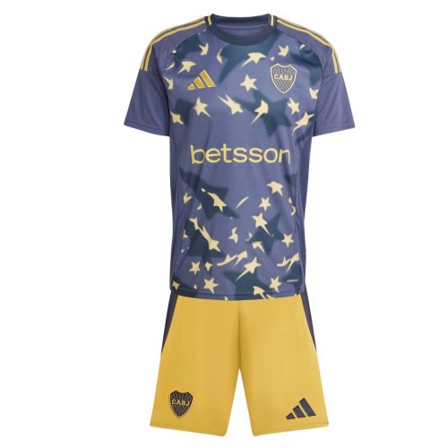 Kids Boca Juniors 25/26 Third Jersey and Short Kit