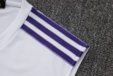 Real Madrid 25/26 Retro Sleeveless Jersey and Shorts Set D2511