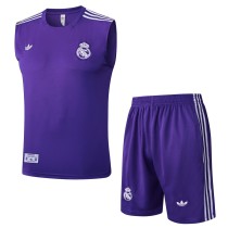 Real Madrid 25/26 Retro Sleeveless Jersey and Shorts Set D2525