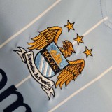 Manchester City 2007/2008 Home Long Sleeve Retro Jersey