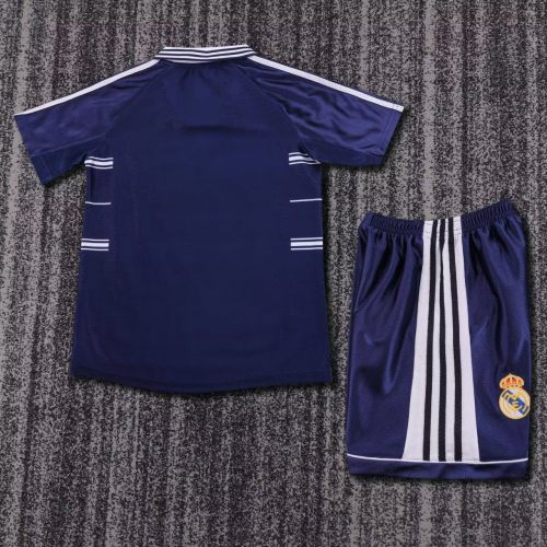 Kids Real Madrid 1998/1999 Away Retro Kit