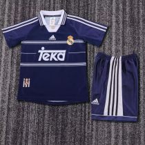 Kids Real Madrid 1998/1999 Away Retro Kit