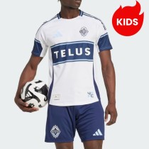 Kids Vancouver Whitecaps FC 2025 Home Jersey and Short Kit