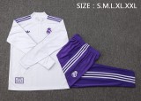 Real Madrid 25/26 Retro Half-Zip Training Top and Pants Set B2513