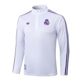 Real Madrid 25/26 Retro Half-Zip Training Top and Pants Set B2513