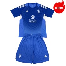 Kids Juventus 25/26 Goalkeeper Jersey and Short Kit