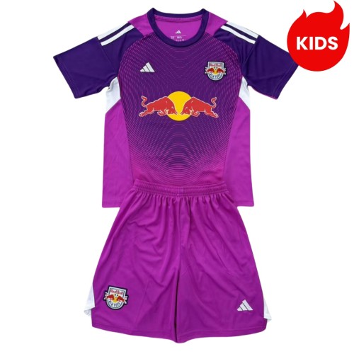 Kids New York Red Bulls 2025 Goalkeeper Jersey and Short Kit