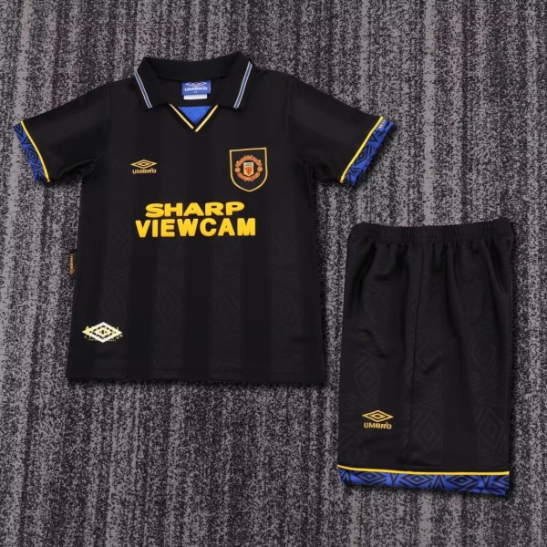 Kids MUFC 1993/1995 Away Retro Kit