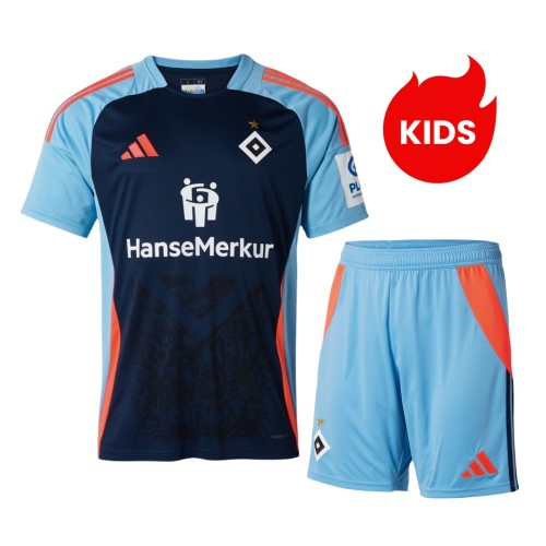 Kids Hamburger SV 25/26 Special Jersey and Short Kit