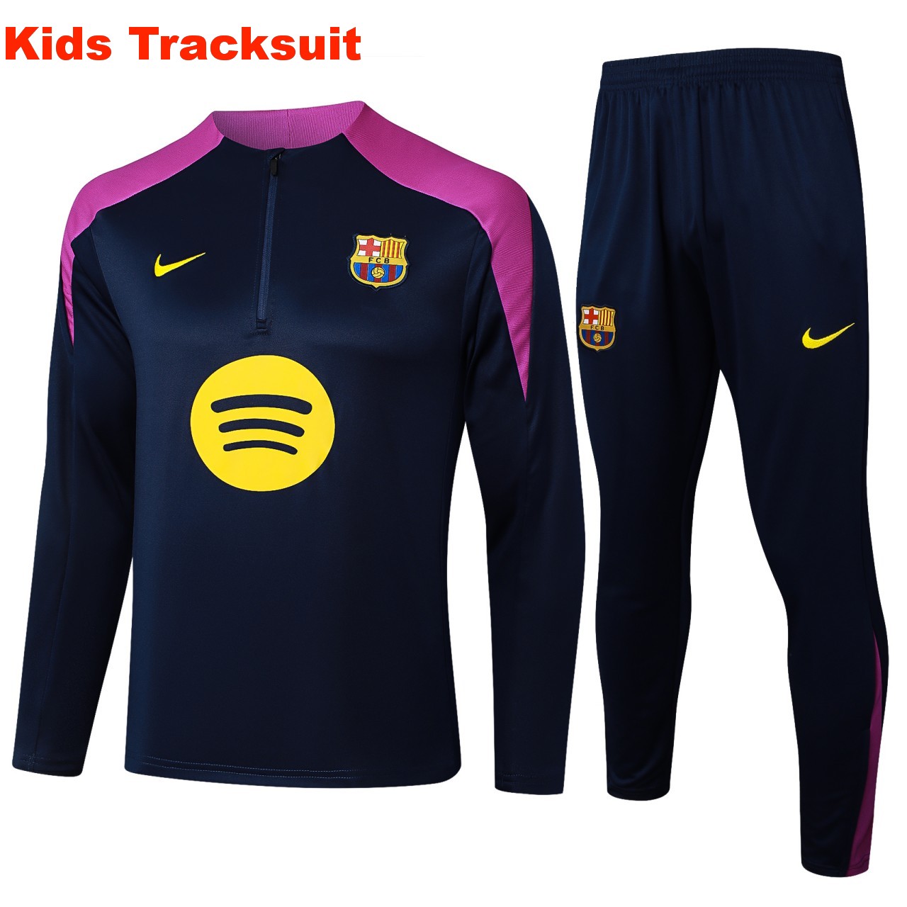US$ 44.00 - Kids Barcelona 25/26 Half-Zip Training Sweatshirt and