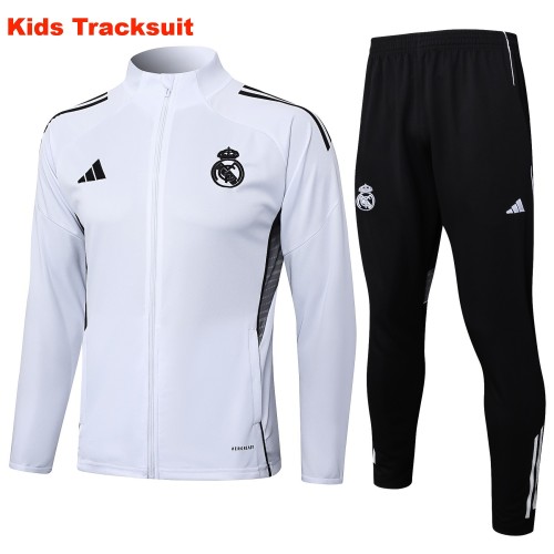 Kids Real Madrid 25/26 Retro Training Jacket and Pants Set E2503