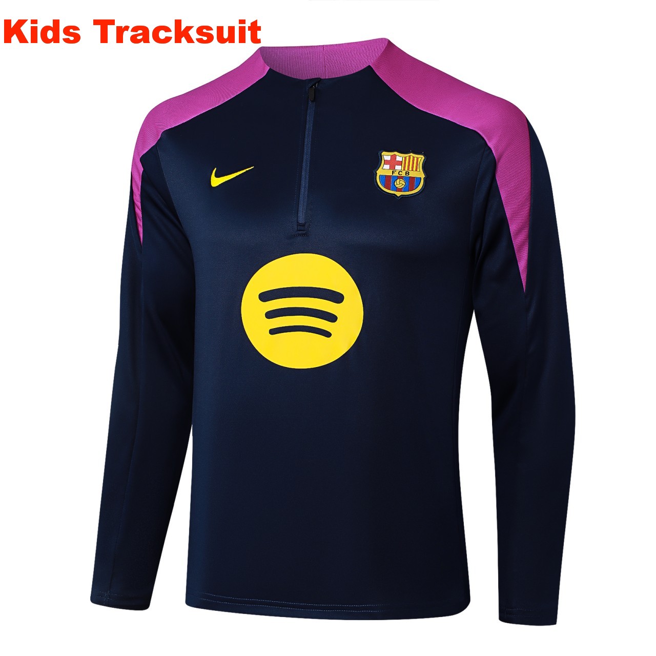 US$ 44.00 - Kids Barcelona 25/26 Half-Zip Training Sweatshirt and