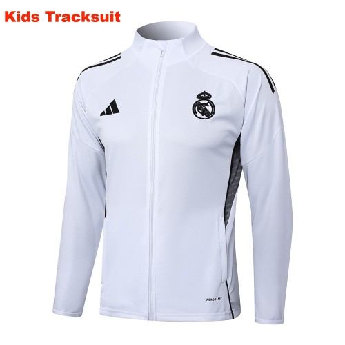 Kids Real Madrid 25/26 Retro Training Jacket and Pants Set E2503