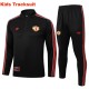Kids MUFC 25/26 Retro Half-Zip Training Sweatshirt and Pants Set E2509