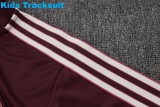 Kids Bayern Munich 25/26 Retro Half-Zip Training Sweatshirt and Pants Set E2515