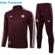 Kids Bayern Munich 25/26 Retro Half-Zip Training Sweatshirt and Pants Set E2515