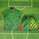 Kids Cameroon 2025 Home Jersey and Short Kit