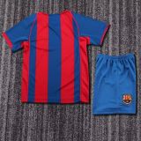 Kids Barcelona 2004/2005 Home Retro Kit