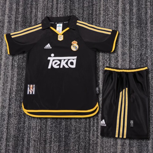 Kids Real Madrid 1999/2001 Away Retro Kit