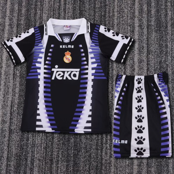 Kids Real Madrid 1997/1998 Third Retro Kit