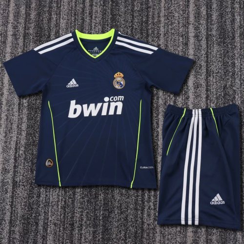 Kids Real Madrid 2010/2011 Away Retro Kit
