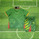 Kids Cameroon 2025 Home Jersey and Short Kit