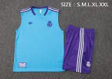 Real Madrid 25/26 Retro Sleeveless Jersey and Shorts Set D2522