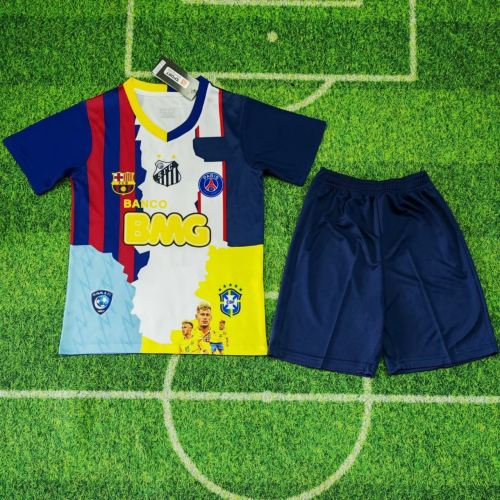 Kids Neymar JR Special Jersey and Short Kit