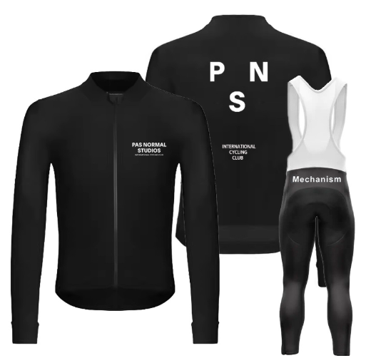 Road Race Pro Team Cycling Long-sleeved Fleece Suit Strava