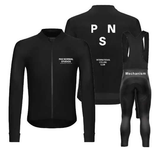 Road Race Pro Team Cycling Long-sleeved Fleece Suit Strava