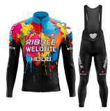 Road Race Pro Team Cycling Long-sleeved Fleece Suit Strava