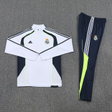 Real Madrid 25/26 Half-Zip Training Top and Pants Set White