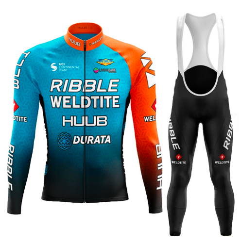 Road Race Pro Team Cycling Long-sleeved Fleece Suit Strava