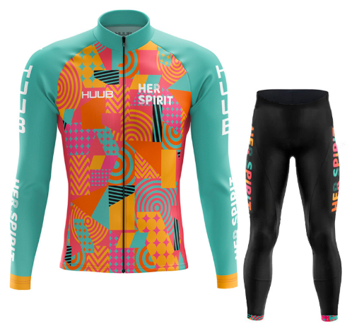 Road Race Pro Team Cycling Long-sleeved Fleece Suit Strava