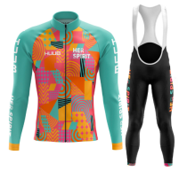 Road Race Pro Team Cycling Long-sleeved Fleece Suit Strava