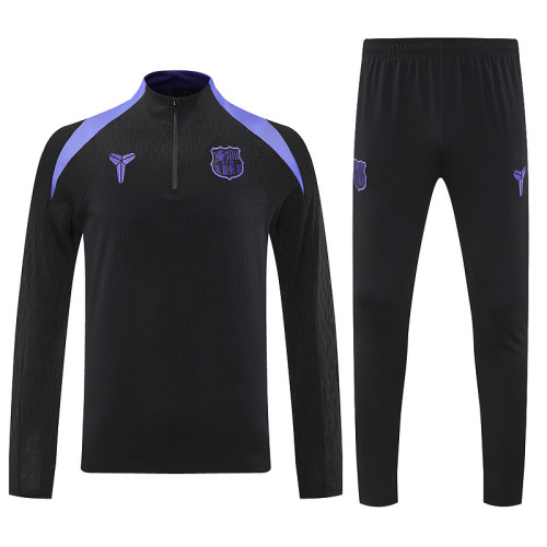 Barcelona 25/26 Half-Zip Training Top and Pants Set Black