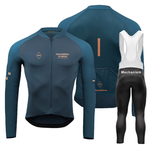 Road Race Pro Team Cycling Long-sleeved Fleece Suit Strava