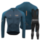 Road Race Pro Team Cycling Long-sleeved Fleece Suit Strava