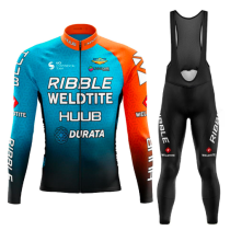 Road Race Pro Team Cycling Long-sleeved Fleece Suit Strava