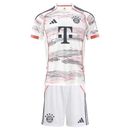 Kids Bayern Munich 25/26 Away Jersey and Short Kit