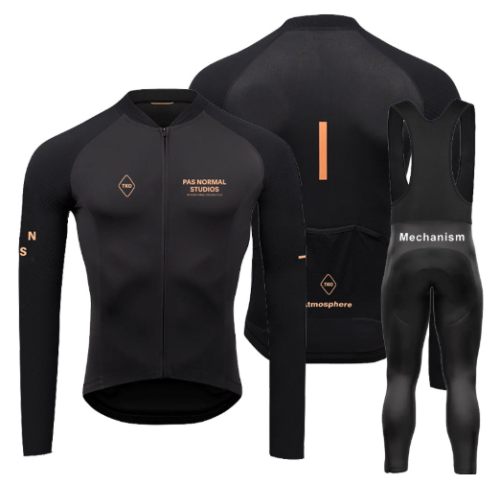 Road Race Pro Team Cycling Long-sleeved Fleece Suit Strava