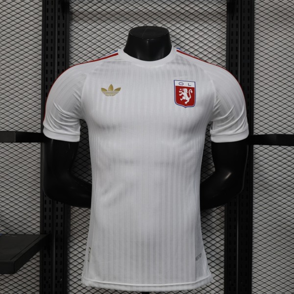 Player Version Olympique Lyon 2025 75th Anniversary Authentic Jersey