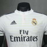 Player Version Real Madrid 2014/2015 Home Authentic Retro Jersey