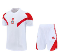 Bayern Munich 25/26 Training Shirt and Shorts Set White