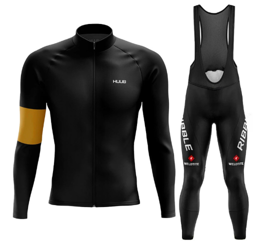 Road Race Pro Team Cycling Long-sleeved Fleece Suit Strava