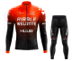 Road Race Pro Team Cycling Long-sleeved Fleece Suit Strava